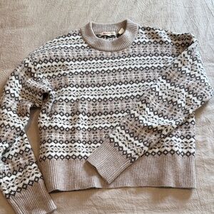 Levi's Beige and brown Patterned Sweater